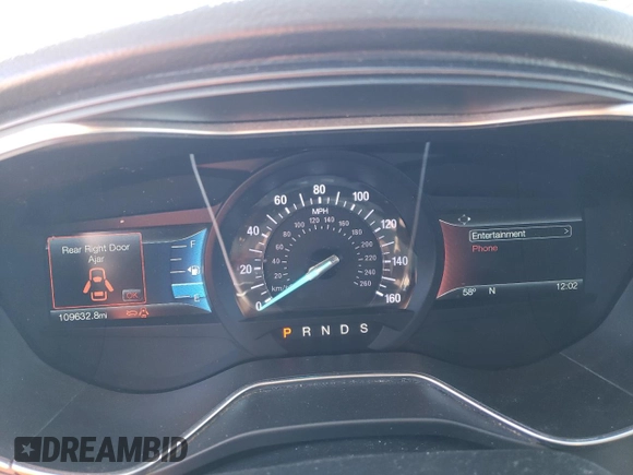 2018 Ford Fusion Titanium с VIN 3FA6P0D93JR207164, выставлен на аукционе Copart как лот 47274035 с пробегом 109 632 миль миль и Чистый • Clean title. История ставок и продаж доступна на DreamBid. Изображение 9.