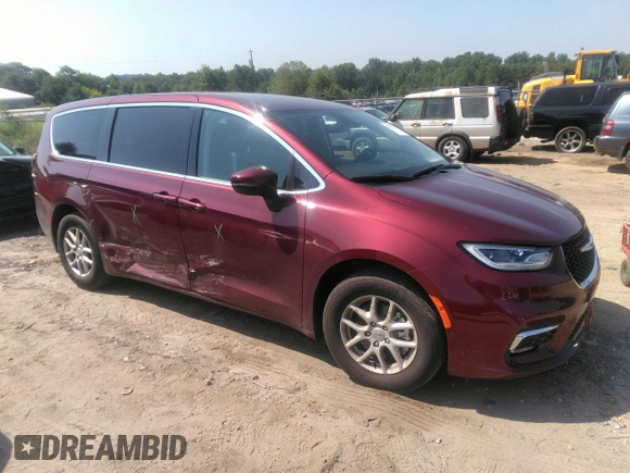 2023 Chrysler Pacifica Touring L with VIN 2C4RC1BG5PR505661, listed as a IAAI auction lot 42675532 with 8,525 mi miles and . Bid and sale history available at DreamBid. Image 1.