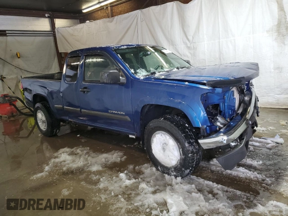 2005 GMC Canyon SLE Z71 with VIN 1GTDT196X58146680, listed as a Copart auction lot 88249155 with 0 mi miles and Salvage Title. Bid and sale history available at carsss.com. Image 4.