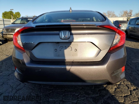 2017 Honda Civic Sedan EX-T with VIN 2HGFC1F49HH652688, listed as a Copart auction lot 87922535 with 108,071 mi miles and Salvage Title. Bid and sale history available at carsss.com. Image 6.