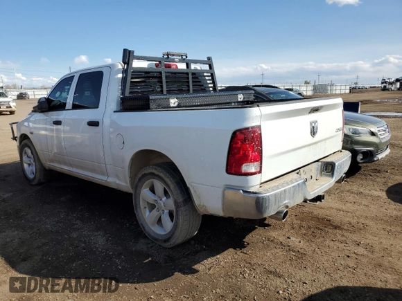 2023 Ram 1500 Express with VIN 3C6RR7KTXPG669368, listed as a Copart auction lot 51574025 with 35,443 mi miles and Salvage title. Bid and sale history available at DreamBid. Image 2.