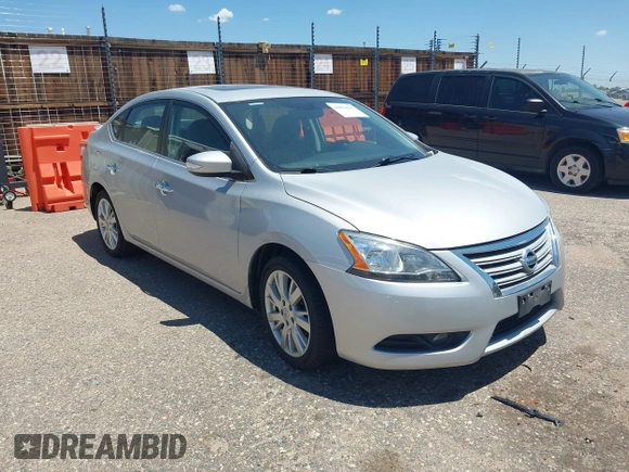 2014 Nissan Sentra SV with VIN 3N1AB7AP4EY214198, listed as a IAAI auction lot 42654447 with 96,073 mi miles and . Bid and sale history available at DreamBid. Image 1.