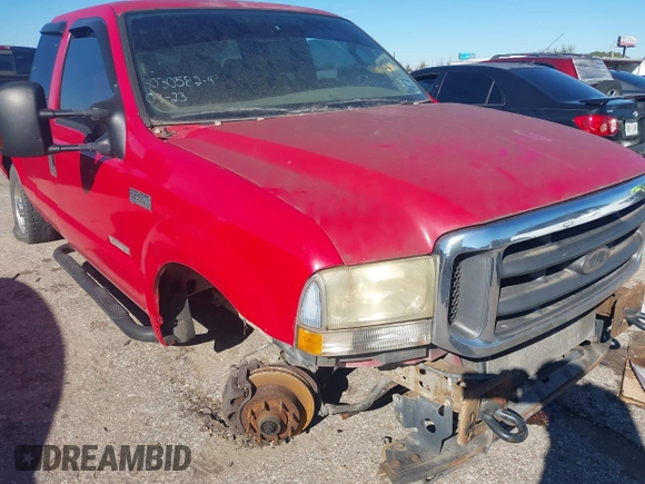 2004 Ford F-250 XL with VIN 1FTNX20P94EA35929, listed as a IAAI auction lot 41312886 with 338,765 mi miles and . Bid and sale history available at DreamBid. Image 11.