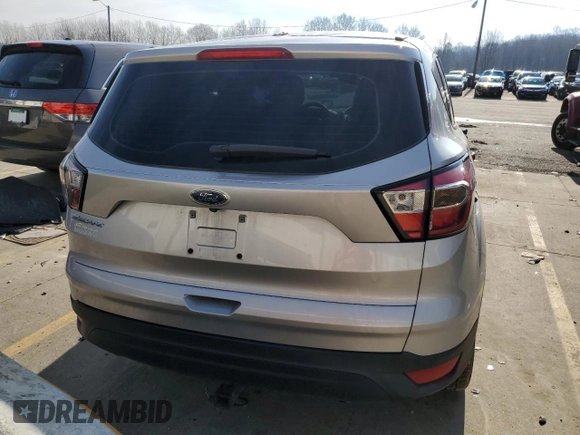 2018 Ford Escape S with VIN 1FMCU0F7XJUA08358, listed as a Copart auction lot 44035535 with 198,467 mi miles and Salvage title. Bid and sale history available at DreamBid. Image 6.