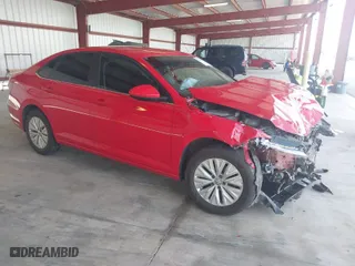 2019 Volkswagen Jetta S with VIN 3VWC57BU1KM067873, listed as a IAAI auction lot 42018574 with 140,801 mi miles. Bid and sale history available at carsss.com. Image 1.
