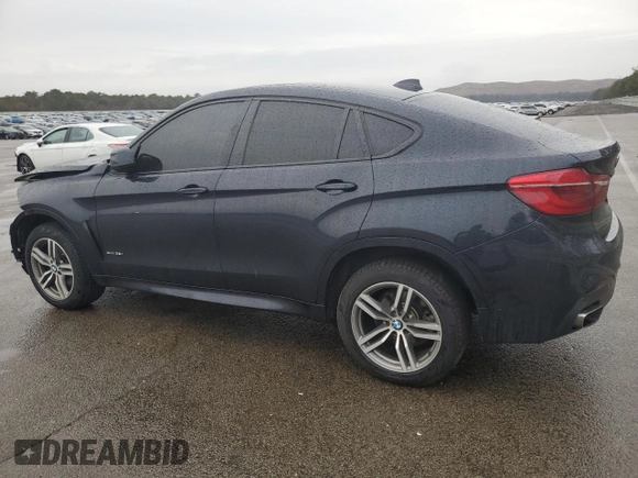 2018 BMW X6 xDrive35i with VIN 5UXKU2C55J0X51434, listed as a Copart auction lot 39094664 with 45,417 mi miles. Bid and sale history available at carsss.com. Image 2.