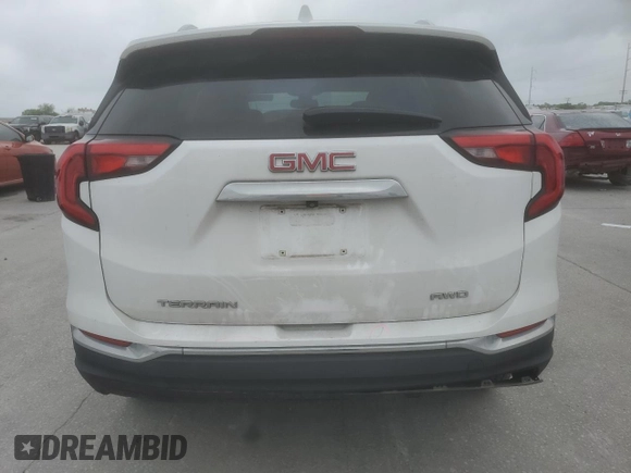 2021 GMC Terrain SLT with VIN 3GKALVEV9ML333968, listed as a Copart auction lot 51508565 with 88,505 mi miles and Salvage Title. Bid and sale history available at DreamBid. Image 6.