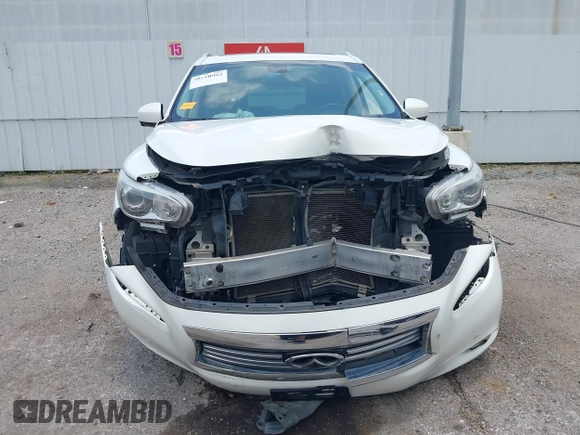 2014 Infiniti QX60 with VIN 5N1AL0MM8EC519291, listed as a IAAI auction lot 39510962 with 109,429 mi miles and . Bid and sale history available at DreamBid. Image 11.