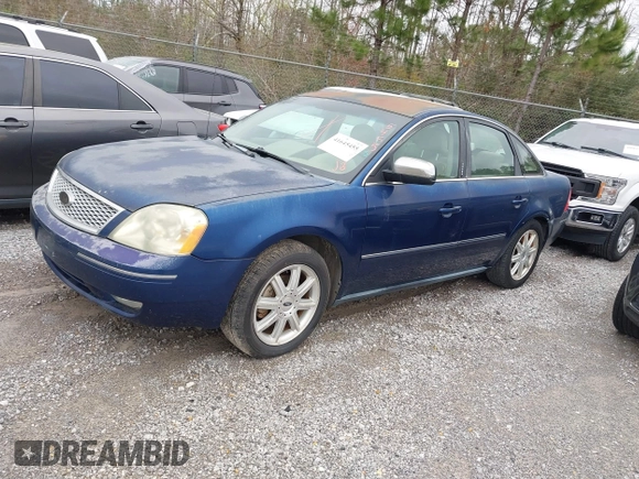 2005 Ford Five Hundred Limited z VIN 1FAHP28165G152683, wystawiony jako IAAI lot #41645455 z przebiegiem 88 622 mil mil oraz . Historia ofert i sprzedaży dostępna na DreamBid. Obrazek 2.