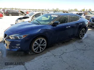 2018 Nissan Maxima Platinum with VIN 1N4AA6APXJC360754, listed as a Copart auction lot 53066555 with 79,358 mi miles and Salvage Title. Bid and sale history available at DreamBid. Image 1.