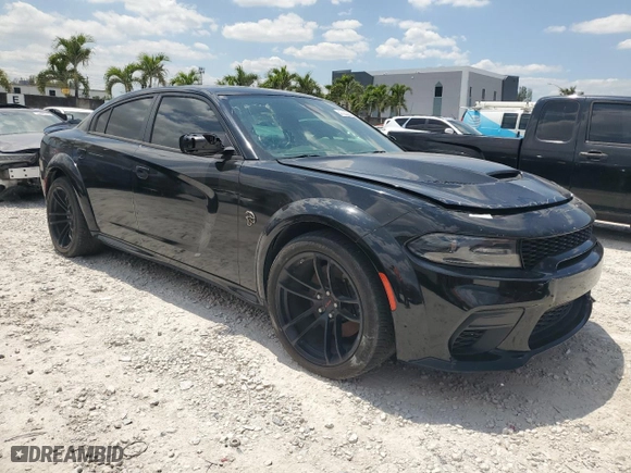 2021 Dodge Charger SRT Hellcat Widebody with VIN 2C3CDXL93MH660916, listed as a Copart auction lot 51233805 with 27,729 mi miles and Clean Title. Bid and sale history available at carsss.com. Image 4.