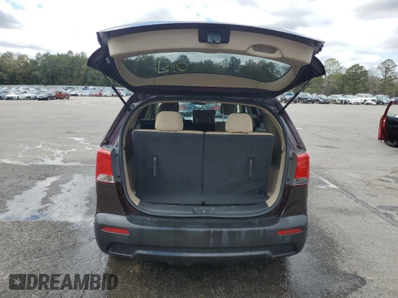 2011 Kia Sorento LX with VIN 5XYKT4A14BG143660, listed as a Copart auction lot 48364195 with 88,883 mi miles and Salvage Title. Bid and sale history available at carsss.com. Image 6.