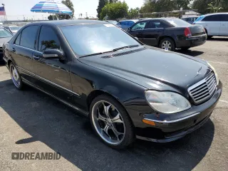 2002 Mercedes-Benz S-Class 5.0L with VIN WDBNG75J62A305994, listed as a Copart auction lot 71036634 with 142,679 mi miles and Clean Title. Bid and sale history available at carsss.com. Image 4.