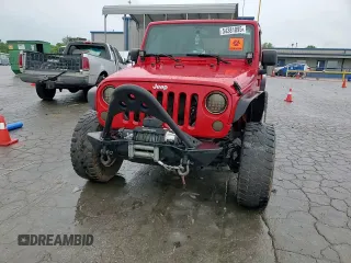 2014 Jeep Wrangler Unlimited Rubicon X with VIN 1C4BJWFG9EL322266, listed as a Copart auction lot 54381095 with 126,850 mi miles and Salvage title. Bid and sale history available at DreamBid. Image 14.