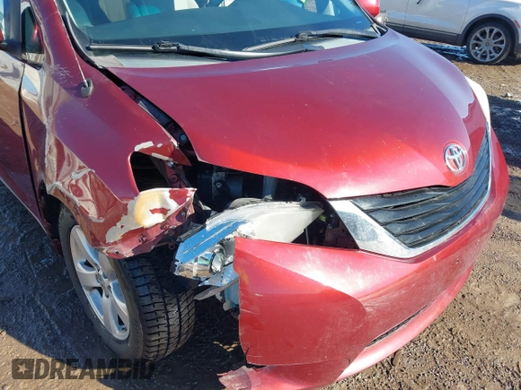 2011 Toyota Sienna LE AAS with VIN 5TDKK3DC6BS104887, listed as a IAAI auction lot 41653933 with 105,141 mi miles and . Bid and sale history available at DreamBid. Image 6.
