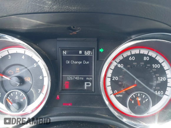 2013 Dodge Durango SXT with VIN 1C4RDHAG0DC669587, listed as a IAAI auction lot 42599143 with 126,748 mi miles and . Bid and sale history available at DreamBid. Image 7.