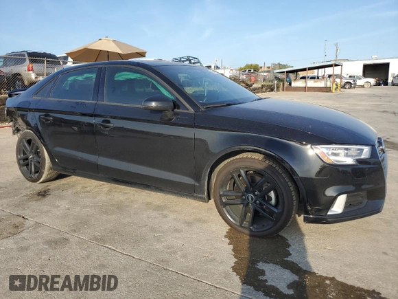 2018 Audi A3 Premium with VIN WAUAUGFF3J1092839, listed as a Copart auction lot 61115184 with 88,313 mi miles and Salvage Title. Bid and sale history available at DreamBid. Image 4.