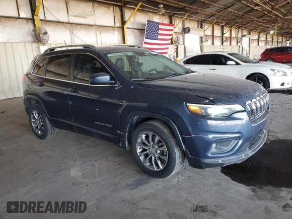 2021 Jeep Cherokee Altitude with VIN 1C4PJLLB3MD114891, listed as a Copart auction lot 47233545 with 48,144 mi miles and Salvage Title. Bid and sale history available at carsss.com. Image 4.