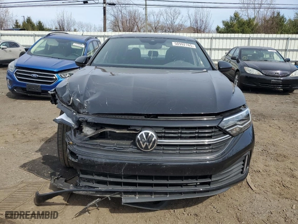 2024 Volkswagen Jetta Sport with VIN 3VWBM7BU8RM045295, listed as a Copart auction lot 50992765 with 11,860 mi miles and Salvage Title. Bid and sale history available at carsss.com. Image 5.