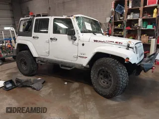 2018 Jeep Wrangler JK Unlimited Sahara with VIN 1C4HJWEG9JL819968, listed as a IAAI auction lot 41716362 with 96,654 mi miles. Bid and sale history available at carsss.com. Image 1.
