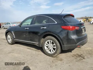 2017 Infiniti QX70 z VIN JN8CS1MU8HM142969, wystawiony jako Copart lot #50949945 z przebiegiem 99 664 mil mil oraz Szkoda całkowita • Salvage title. Historia ofert i sprzedaży dostępna na DreamBid. Obrazek 2.