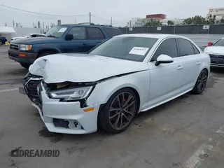 2018 Audi S4 Premium Plus with VIN WAUB4AF4XJA044884, listed as a IAAI auction lot 42164365 with 1 mi miles. Bid and sale history available at carsss.com. Image 17.