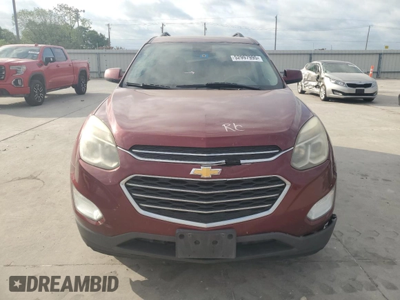 2016 Chevrolet Equinox LT with VIN 2GNALCEK5G6307146, listed as a Copart auction lot 52997995 with Not Provided miles and Salvage Title. Bid and sale history available at carsss.com. Image 5.