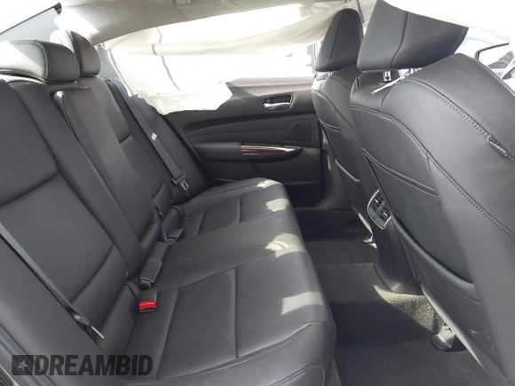 2017 Acura TLX w/Technology Pkg with VIN 19UUB1F55HA003584, listed as a IAAI auction lot 41812536 with 23,192 mi miles. Bid and sale history available at carsss.com. Image 8.