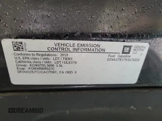 2019 Chevrolet Equinox LT с VIN 2GNAXTEV7K6174218, выставлен на аукционе IAAI как лот 42547952 с пробегом 86 782 миль миль и . История ставок и продаж доступна на DreamBid. Изображение 21.