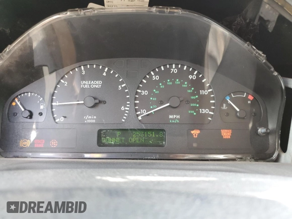 1999 Land Rover Range Rover z VIN SALPV1442XA426711, wystawiony jako Copart lot #57434985 z przebiegiem 253 151 mil mil oraz Tytuł czysty. Historia ofert i sprzedaży dostępna na DreamBid. Obrazek 9.