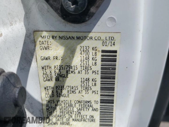 2014 Nissan Frontier S z VIN 1N6BD0CT2EN722578, wystawiony jako Copart lot #59126315 z przebiegiem 162 648 mil mil oraz Czysty tytuł • Clean title. Historia ofert i sprzedaży dostępna na DreamBid. Obrazek 12.