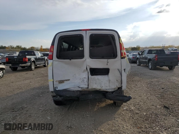 2019 Chevrolet Express Passenger LS с VIN 1GAZGNFG1K1363143, выставлен на аукционе Copart как лот 77474874 с пробегом 159 025 миль миль и Списание • Salvage title. История ставок и продаж доступна на DreamBid. Изображение 6.