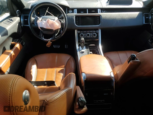 2016 Land Rover Range Rover Sport Dynamic with VIN SALWR2EFXGA583845, listed as a Copart auction lot 53353895 with 118,373 mi miles and Salvage Title. Bid and sale history available at DreamBid. Image 8.