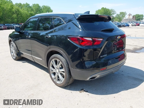 2022 Chevrolet Blazer Premier z VIN 3GNKBFRS4NS128999, wystawiony jako IAAI lot #42157919 z przebiegiem 79 639 mil mil oraz . Historia ofert i sprzedaży dostępna na DreamBid. Obrazek 3.