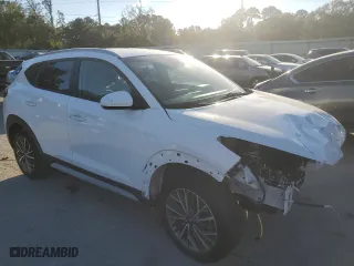 2019 Hyundai Tucson Night with VIN KM8J33AL1KU982750, listed as a Copart auction lot 80826894 with 50,315 mi miles and Salvage Title. Bid and sale history available at carsss.com. Image 4.