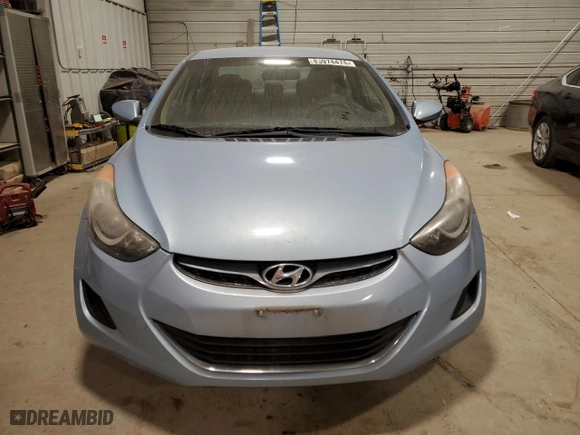 2011 Hyundai Elantra Ltd with VIN KMHDH4AE7BU146821, listed as a Copart auction lot 85974474 with 0 mi miles and Salvage Title. Bid and sale history available at carsss.com. Image 5.