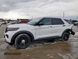 2023 Ford Police Interceptor Utility z VIN 1FM5K8AB9PGA05533, wystawiony jako Copart lot #54873695 z przebiegiem 41 284 mil mil oraz Szkody całkowita. Historia ofert i sprzedaży dostępna na DreamBid. Obrazek 1.