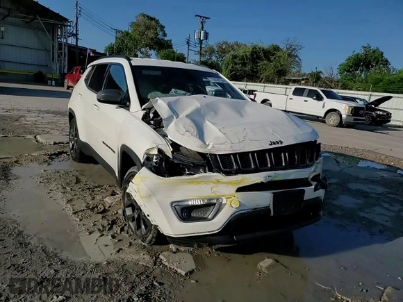 2021 Jeep Compass 80th Anniversary with VIN 3C4NJCEB3MT550073, listed as a Copart auction lot 72429184 with 29,690 mi miles and Salvage Title. Bid and sale history available at carsss.com. Image 11.