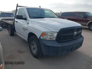 2019 Ram 1500 Classic Tradesman with VIN 3C6JR6DT0KG522330, listed as a IAAI auction lot 41789462 with 91,347 mi miles. Bid and sale history available at carsss.com. Image 1.