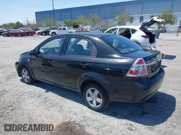 2008 Chevrolet Aveo LS with VIN KL1TD56678B123487, listed as a IAAI auction lot 42588212 with 119,882 mi miles and . Bid and sale history available at DreamBid. Image 3.