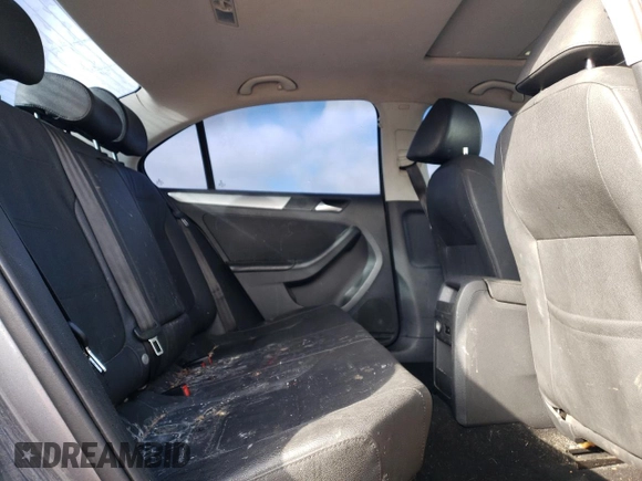 2012 Volkswagen Jetta Sedan SEL w/Sunroof with VIN 3VWLX7AJ0CM389522, listed as a Copart auction lot 86277254 with 0 mi miles and Salvage Title. Bid and sale history available at carsss.com. Image 11.