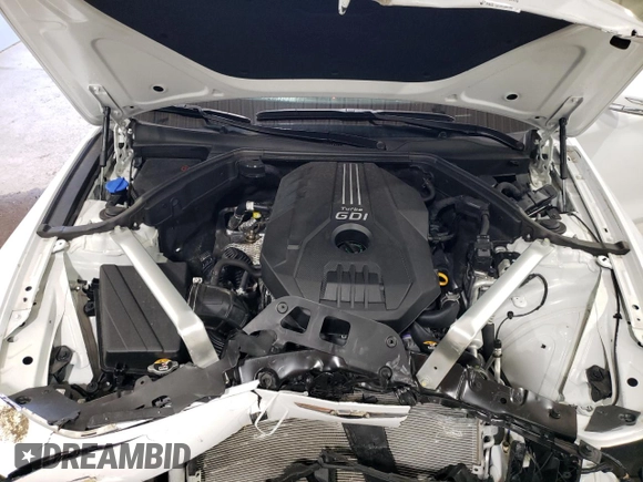 2023 Genesis G70 2.0T with VIN KMTG34TA9PU124418, listed as a Copart auction lot 60632694 with 23,798 mi miles and Salvage Title. Bid and sale history available at DreamBid. Image 11.