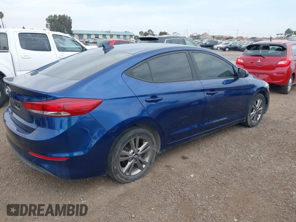 2018 Hyundai Elantra SEL with VIN 5NPD84LF6JH395534, listed as a IAAI auction lot 42024878 with 86,622 mi miles and . Bid and sale history available at DreamBid. Image 4.