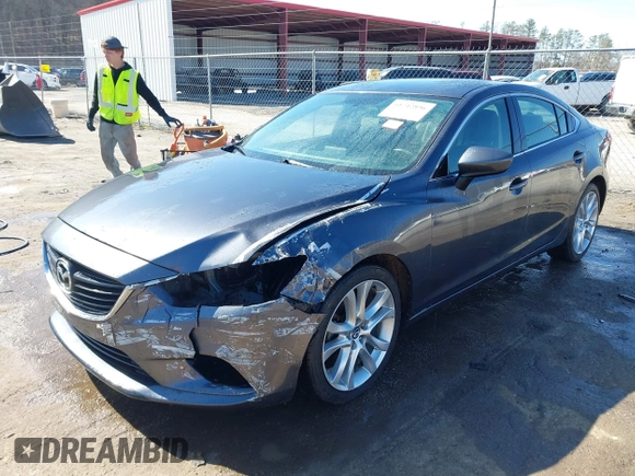 2016 Mazda Mazda6 i Touring with VIN JM1GJ1V57G1460363, listed as a IAAI auction lot 41742896 with 145,819 mi miles. Bid and sale history available at carsss.com. Image 2.