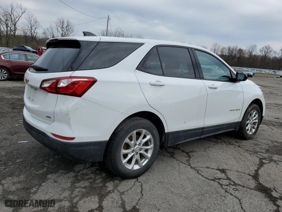 2019 Chevrolet Equinox LS with VIN 2GNAXSEV9K6298985, listed as a Copart auction lot 53179375 with 63,824 mi miles and Salvage Title. Bid and sale history available at carsss.com. Image 3.