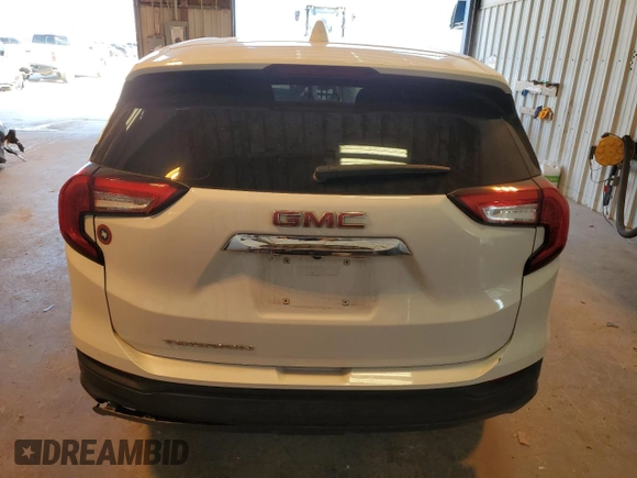 2022 GMC Terrain SLE z VIN 3GKALMEV8NL299954, wystawiony jako Copart lot #49886335 z przebiegiem 25 992 mil mil oraz Szkoda całkowita • Salvage title. Historia ofert i sprzedaży dostępna na DreamBid. Obrazek 6.