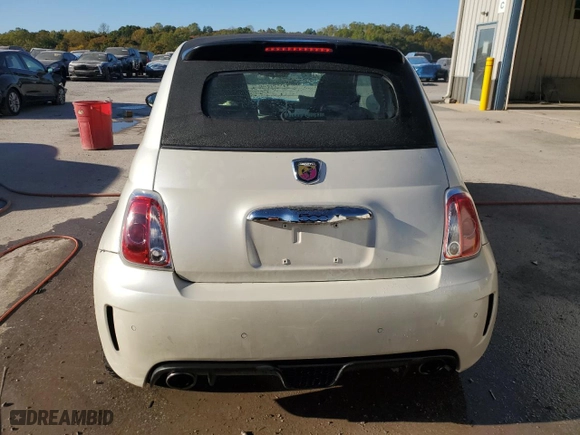 2017 FIAT 500 Abarth with VIN 3C3CFFJH1HT659226, listed as a Copart auction lot 76132424 with NaN miles and Salvage Title. Bid and sale history available at carsss.com. Image 6.