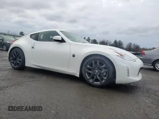 2015 Nissan 370Z with VIN JN1AZ4EH2FM440869, listed as a Copart auction lot 49371185 with 0 mi miles and Salvage Title. Bid and sale history available at carsss.com. Image 4.