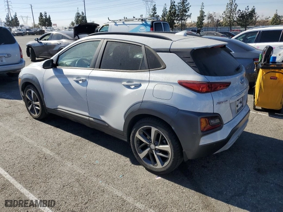 2019 Hyundai Kona Ultimate with VIN KM8K53A55KU197874, listed as a Copart auction lot 87752805 with 33,551 mi miles and Salvage Title. Bid and sale history available at carsss.com. Image 2.