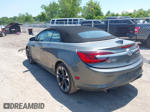 2018 Buick Cascada Premium with VIN W04WH3N50JG051185, listed as a IAAI auction lot 42618570 with 64,216 mi miles and . Bid and sale history available at DreamBid. Image 3.